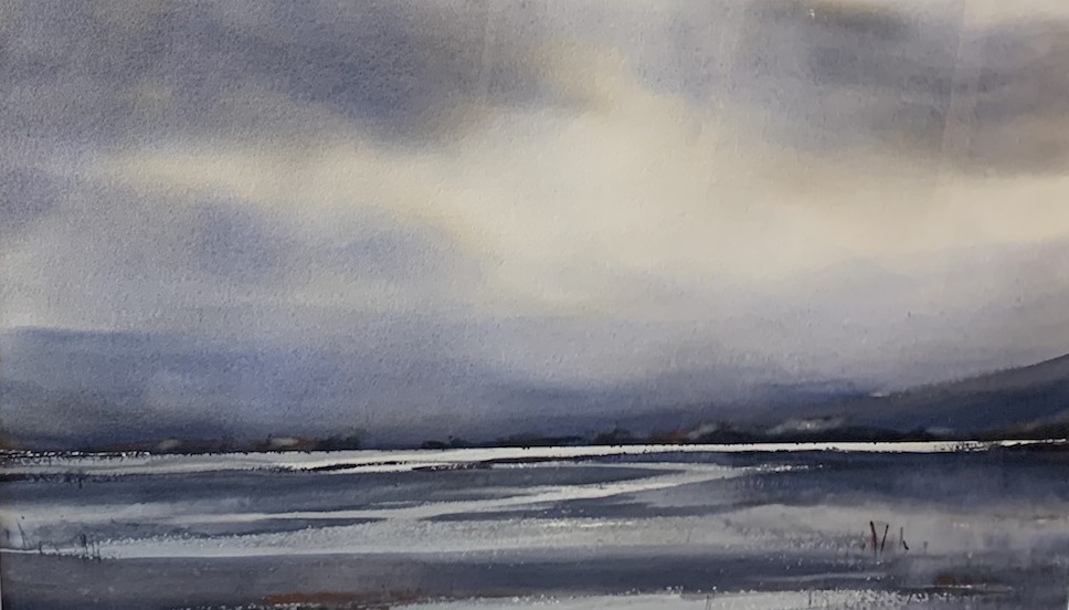 B Parsons| Acrosss to Thames| watercolour | McATamney Gallery and Design Store | GeraldineNZ